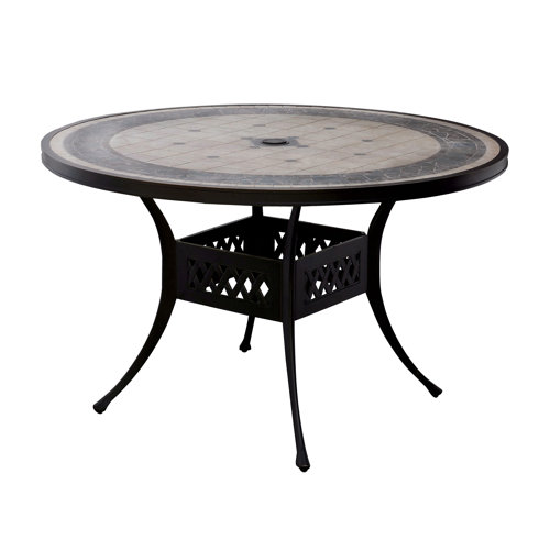 Lark Manor Aneesah Stone Outdoor Dining Table Wayfair